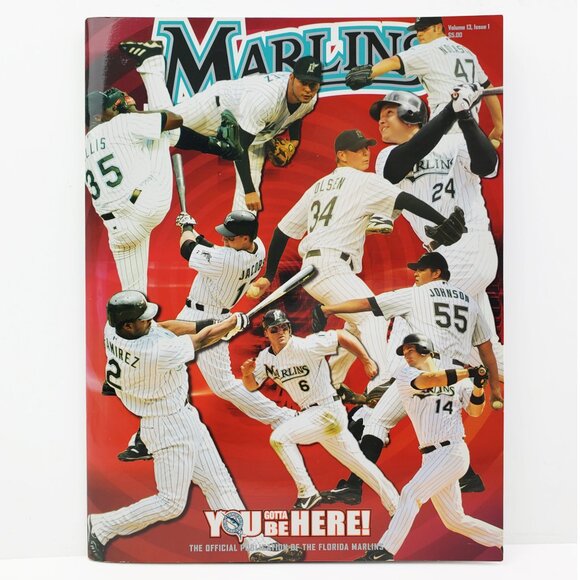 MLB Florida Marlins Magazine Program 2007 MLB Baseball Unscored - Picture 1 of 12